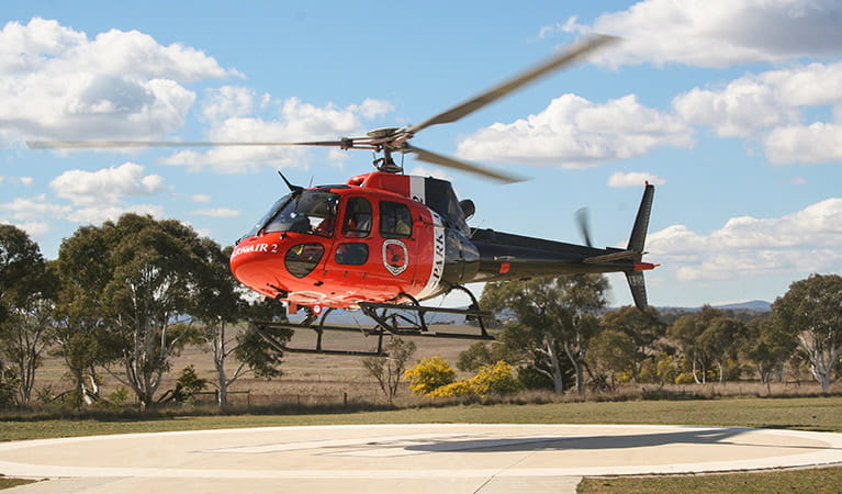 Park Air 2 helicopter, Feral Animal Aerial Shooting Team (FAAST). Photo: Lucy Morell