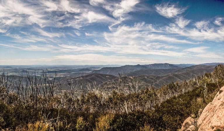 Corre lookout, Brindabella National Park. Photo: Murray van der Veer/NSW Government