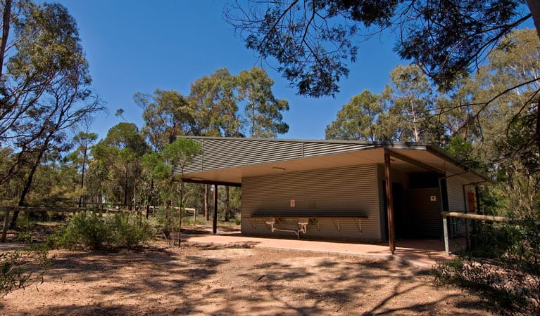 Amenities Block, Bungonia Campground, Bungonia National Park. Photo: Ford Kristo/NSW Government