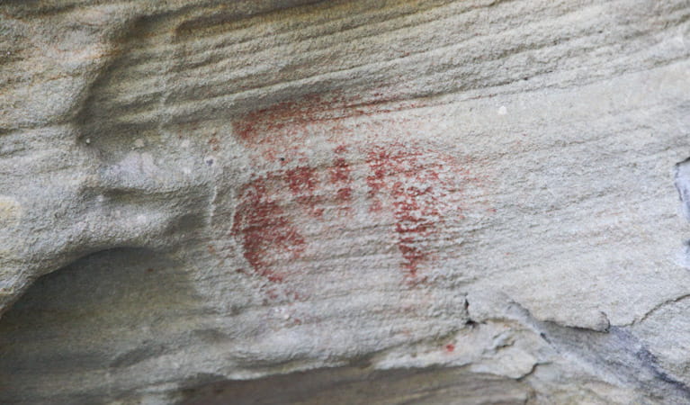Red Hands Cave, Ku-ring-gai Chase National Park. Photo &copy; Andrew Richards