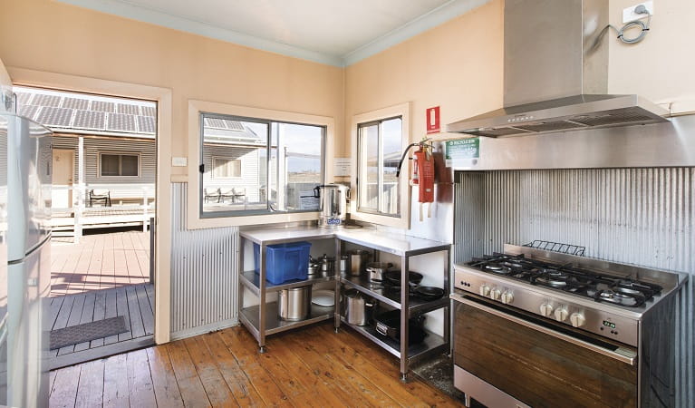 Mungo Shearers' Quarters kitchen, Mungo National Park. Photo: Vision House Photography.