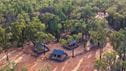 Aerial view of Salt Caves picnic area, Timmallallie National Park. Photo &copy; Rob Cleary