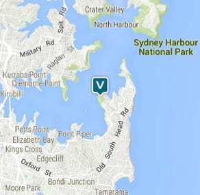 Map of Greycliffe Gardens, Nielsen Park, Sydney Harbour National Park. Image: OEH
