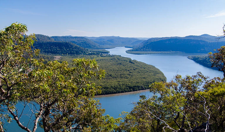 View of the Hawkesbury River, Marramarra National Park. Photo: John Spencer
