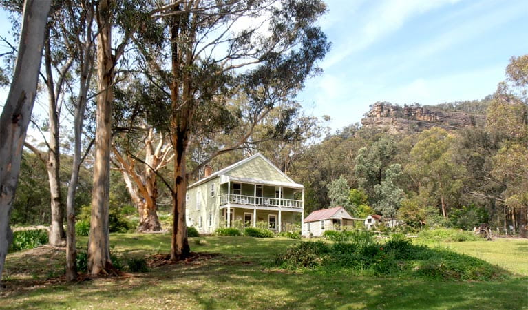 Post Office Lodge, Yerranderie Regional Park. Photo: D Campbell/NSW Government
