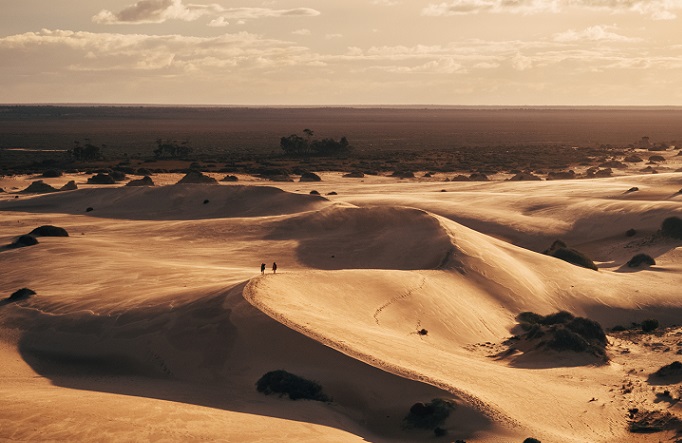 Vigars Well dunes, Mungo National Park. Photo: Melissa Findley &copy;DPIE