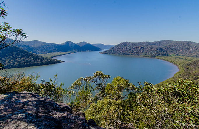 Views of the Hawkesbury River in Marramarra National Park. Photo: John Spencer &copy; DPIE