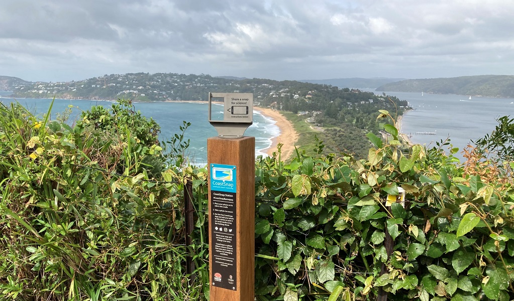 CoastSnap station, Barrenjoey Head, Ku-ring-gai Chase National Park. Photo: Kyles Woodbury &copy; NPWS