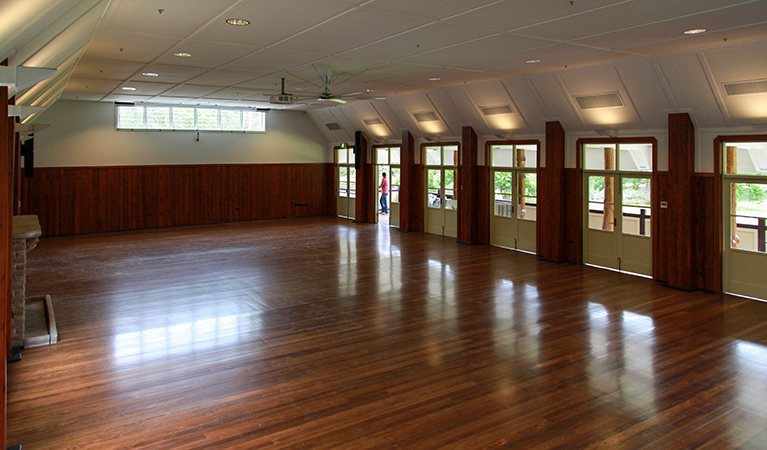  Inside Audley Dance Hall, Royal National Park. Photo: Andrew Richards