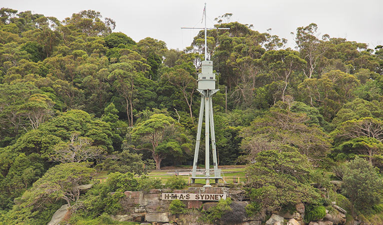 Bradleys Head Mast, Sydney Harbour National Park. Photo: John Yurasek