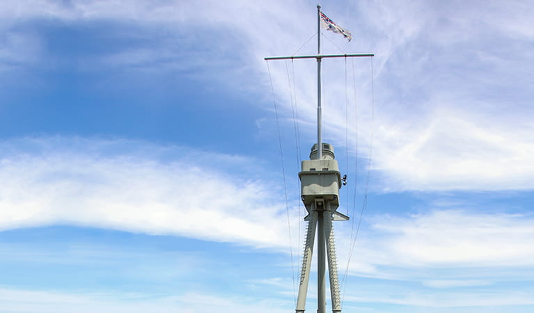 Bradleys Head Mast, Sydney Harbour National Park. Photo: John Yurasek