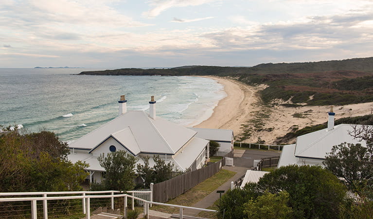 Sugarloaf Point Lighthouse Keepers' Cottages, Myall Lakes National Park. Photo: John Spencer