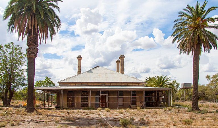 Restoration of buildings in Toorale National Park. Photo: Gregory Anderson