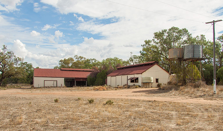 Restoration of buildings in Toorale National Park. Photo: Gregory Anderson