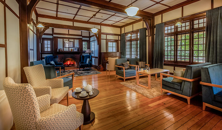 Restoration of Yarrangobilly Caves House, Kosciuszko National Park. Photo: Murray Vanderveer