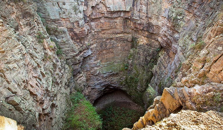 The Big Hole at Deua National Park. Photo: Lucas Boyd