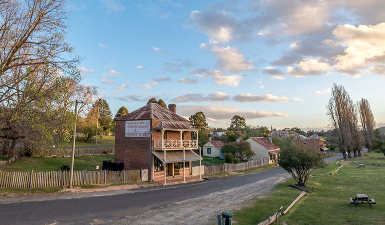 Main road, Hill End Historic Site. Photo: John Spencer