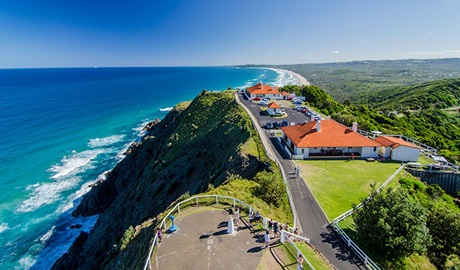 Cape Byron Lighthouse, Cape Byron State Conservation Area. Photo: John Spencer