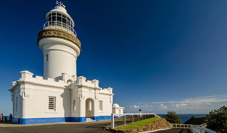 Cape Byron Lighthouse in Walgun Cape Byron State Conservation Area. Photo: John Spencer &copy; DPIE