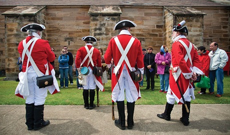 Colonial life on Goat Island, Sydney Harbour National Park. Photo: David Finnegan