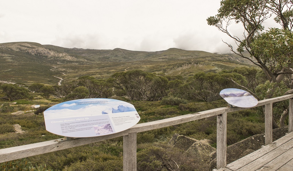 Charlottes Pass lookout, Kosciuszko National Park. Credit: John Spencer &copy; DCCEEW