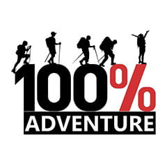 100% Adventure logo. Image &copy; 100% Adventure.