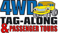 4WD Tag-Along and Passenger Tours logo. Photo &copy; 4WD Tag-Along and Passenger Tours