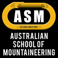 Australian School of Mountaineering logo. Image &copy; Australian School of Mountaineering