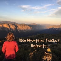 Blue Mountains Tracks & Retreats logo. Credit &copy; Blue Mountains Tracks & Retreats