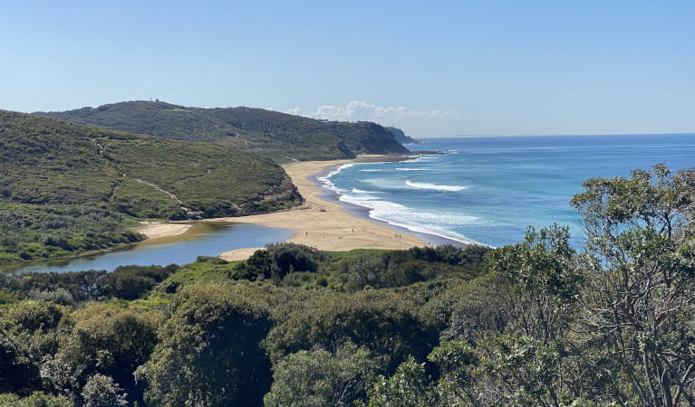 A coastal view of Glenrock State Conservation Area. Photo &copy; Geotrail and Nature Tours