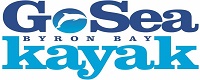 Go Sea Kayak Byron Bay logo. Photo © Go Sea Kayak