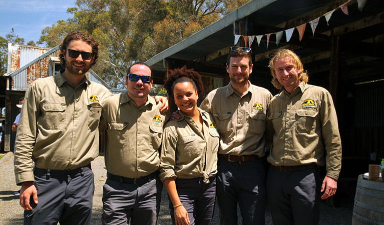 The Gone Bush Adventures team. Photo: Andy Richards &copy; Gone Bush Adventures