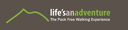 Life's an Adventure logo. Photo © Life's an Adventure