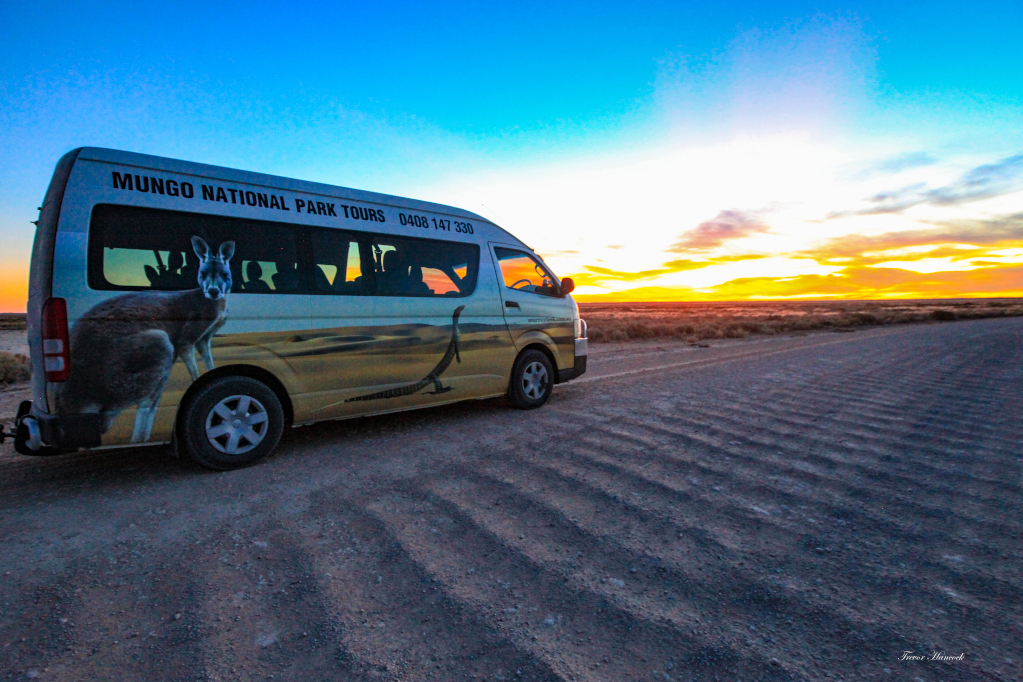 MurrayTrek 4WD van in desert landscape. Photo: Trevor Hancock &copy; Murraytrek 4WD Adventures