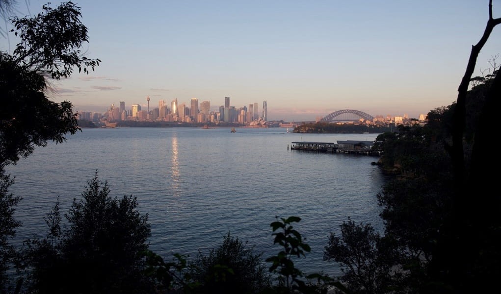 Views of Sydney Harbour and the city skyline on a Harbour Trax tour. Photo: Shaun Mittwollen &copy; Harbour Trax