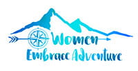 Women Embrace Adventure logo. Image &copy; Women Embrace Adventure.