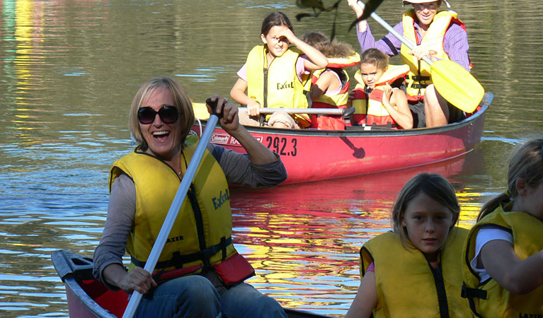 Canoeing Coffs Coast. Photo: Barbara Webster/NPWS