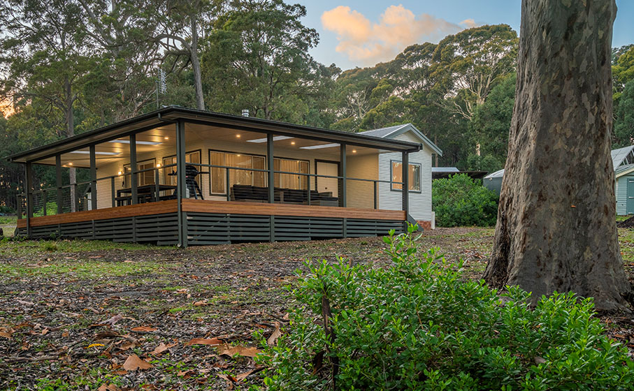Exterior view of Judges House cottage in Murramarang National Park. Photo: John Spencer © DPIE