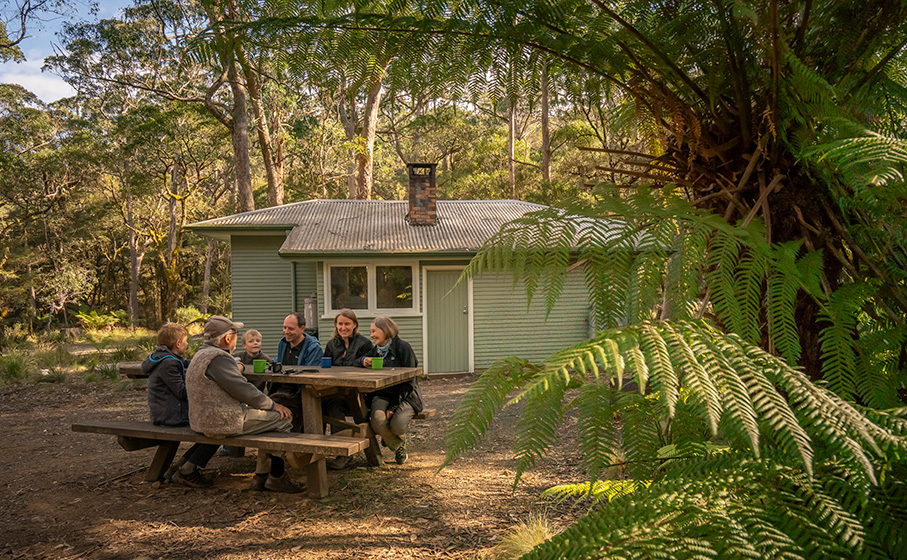 Toms Cabin in New England National Park. Photo: John Spencer &copy; DPE