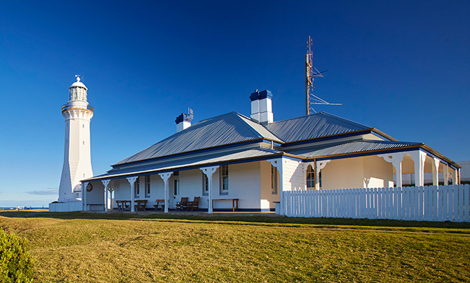 Green Cape Lightstation Keepers' Cottages on the far South Coast. Credit: Nick Cubbin &copy; DPE