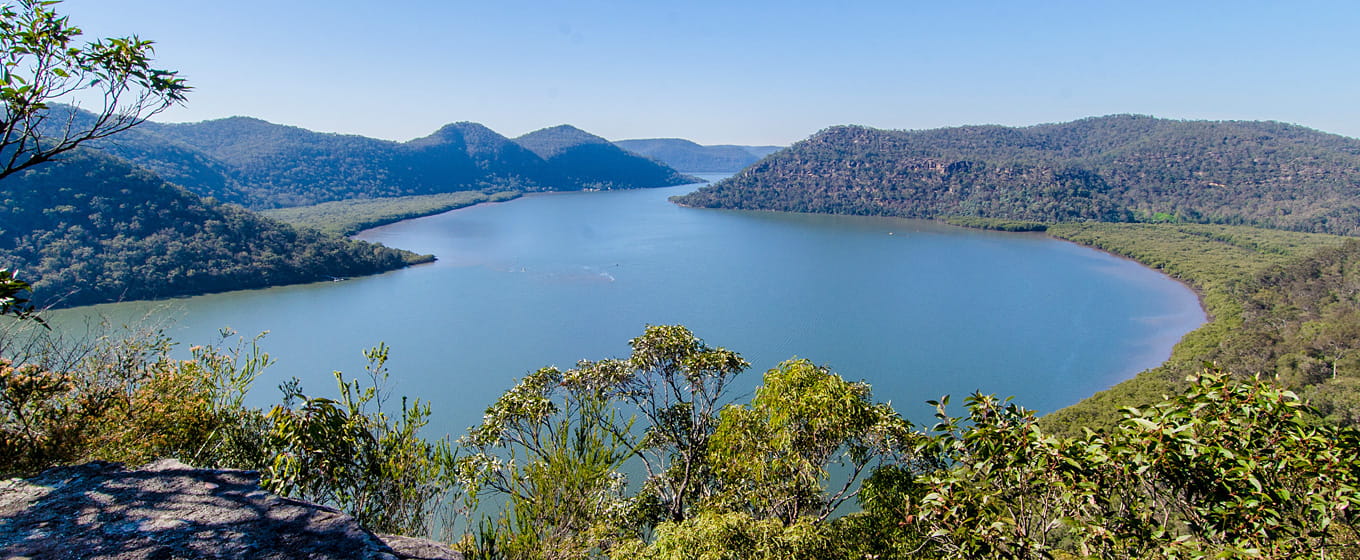 Views of the Hawkesbury River from Marramarra National Park. Photo: John Spencer &copy; DPIE