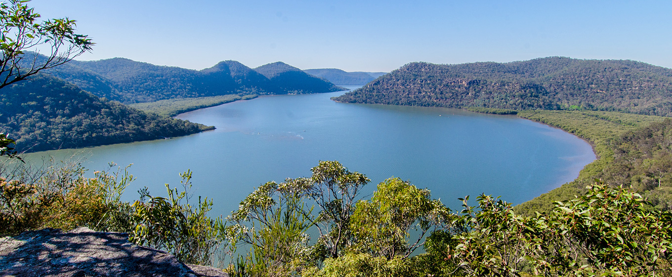 Views of the Hawkesbury River from Marramarra National Park. Photo: John Spencer © DPIE