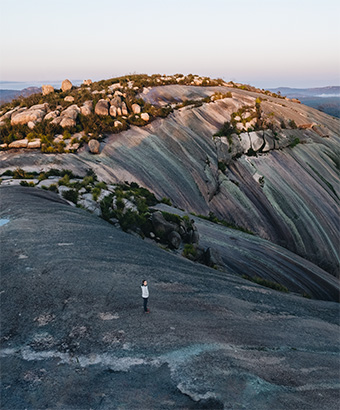 An image of the summit of Bald Rock. Photo: Harrison Candlin &copy; DPE