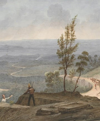 Augustus Earle’s painting ‘A Moment in Time’ courtesy of the National Library. Credit: National Library