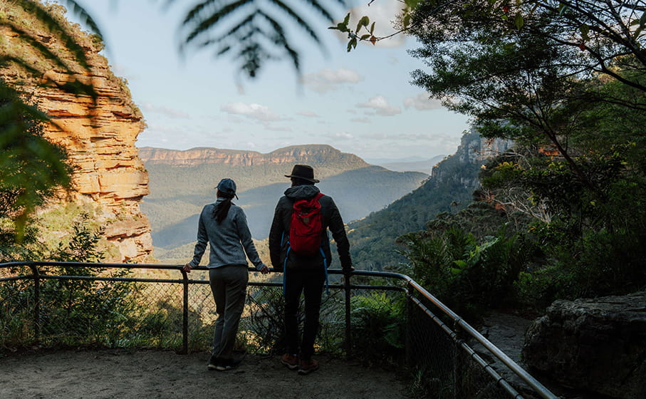 Grand Cliff Top Walk, Blue Mountains National Park. Credit: Remy Brand &copy; DCCEEW