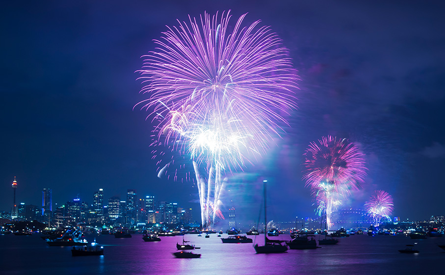 NYE on Shark Island. Photo: John Spencer © DPE
