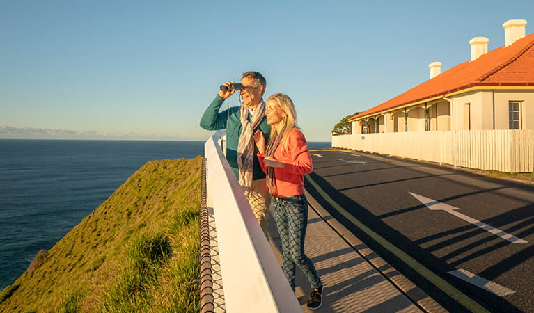 People whale watching at Cape Byron State Conservation Area. Photo: John Spencer &copy; DPIE