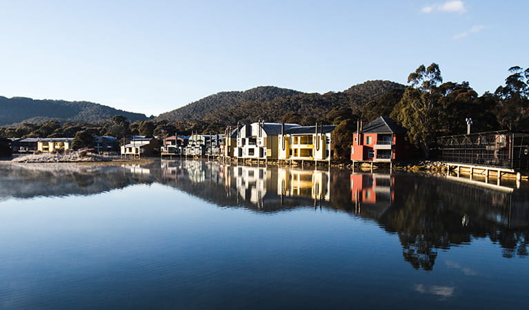 Lakeview apartments at Lake Crackenback Resort and Spa, Snowy Mountains NSW. Photo: Destination NSW