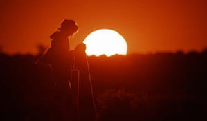 Experience the colours and epic sunsets of Outback NSW. Photo: John Turbill