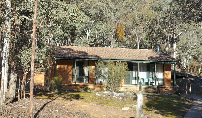 Exterior of Arch Cottage in Abercrombie Karst Conservation Reserve. Photo: Stephen Babka/DPIE